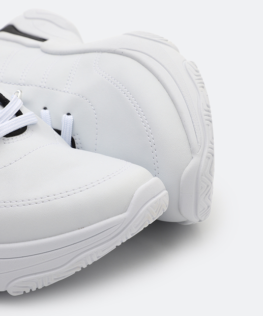 Tênis Feminino Casual Recorte Ramarim Branco