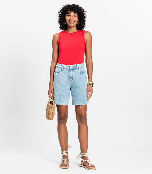 Kit 3 Regatas Feminina Friso Algodão Leve Macio Rovitex