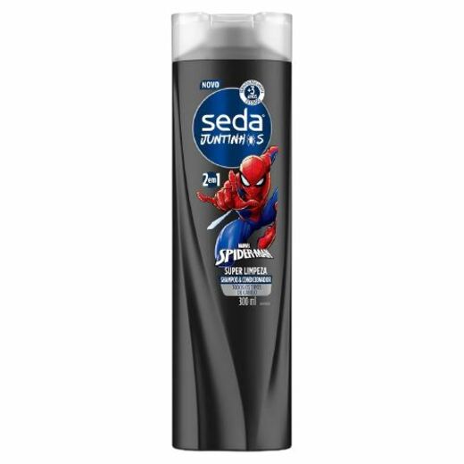 Image_Kit c/9 Shampoo Infantil Seda 300ml Homem Aranha Super Limpeza