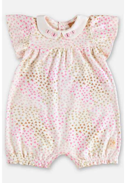 Macaquinho Estampado para Bebê Menina Up Baby