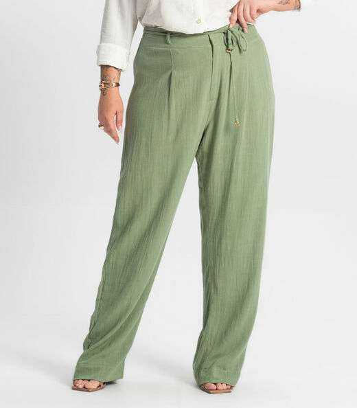 Calça Feminina Reta Secret Glam Verde