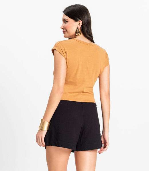 Blusa Feminina Infinita Cor Chocolate