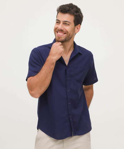 Camisa Masculina Manga Curta MR