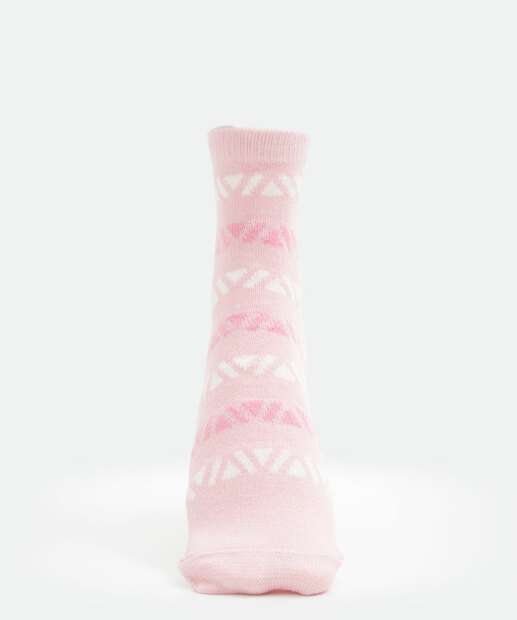 Kit 3 Pares Meias Soquete Feminina Estampadas