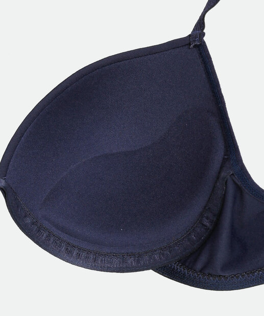 Sutiã Push Up Com Bojo Recorte Renda Marisa