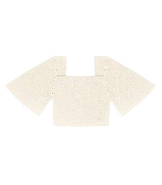 Blusa Cropped Endless Bege