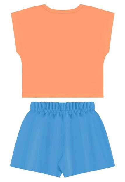 Conjunto Blusa Borboleta e Short Bee Loop