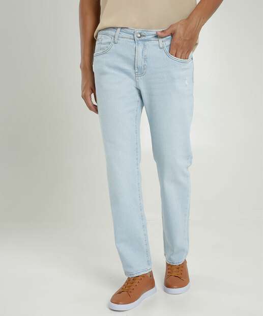 Calça Masculina Jeans Slim Bolsos MR