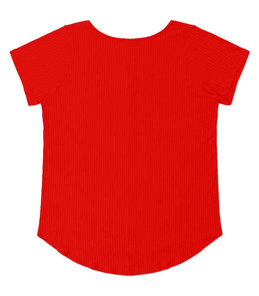 Blusa Feminina Plus Size da Infinita Cor Vermelho