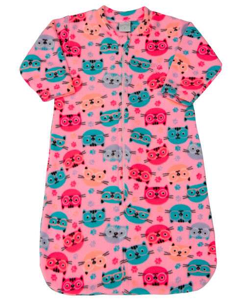 Saco de Dormir Casulo de Bebe Pijama Microsoft Cobertor Menina - Pink