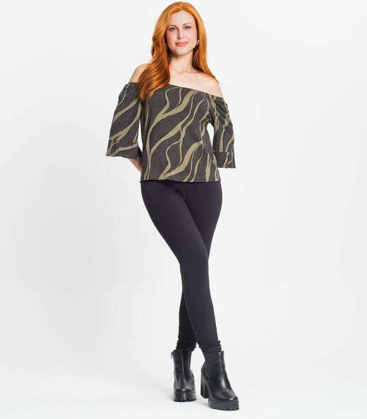 Blusa Feminina Ciganinha Rovitex Verde