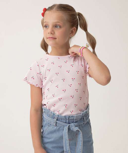 Image_Blusa Infantil Estampa Cerejas Marisa Tam 4 a 10