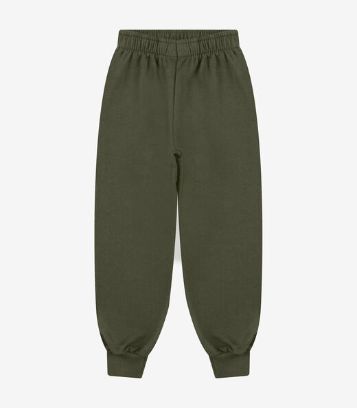 Calça Básica Unissex Infantil Rovi Kids Verde