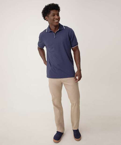 Calça Masculina Sarja Reta 