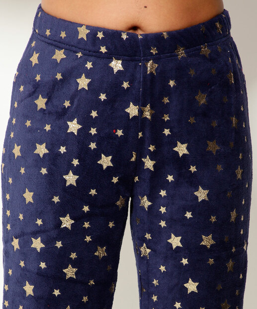 Pijama Feminino Fleece Hogwarts Warner Bros 