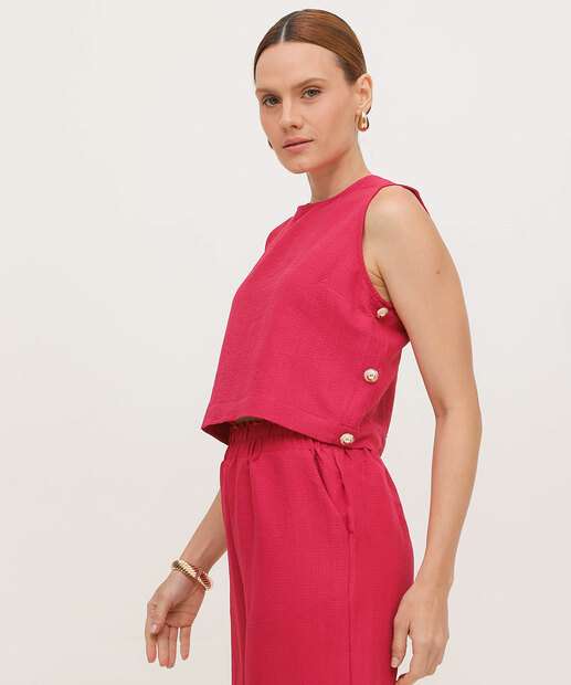 Image_Blusa Regata Feminina Alças Largas Marisa Rosa