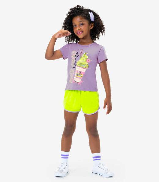 Blusa Infantil Feminina Rovi Kids Roxo