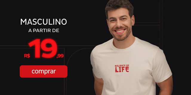 Masculino a partir de R$19,99