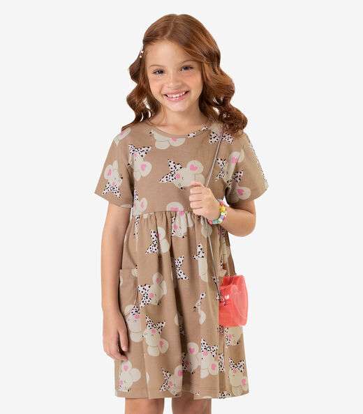 Image_Vestido em Meia Malha Rovi Kids Marrom