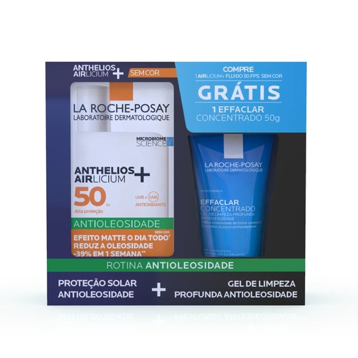 Image_Kit La Roche-Posay Protetor Solar Facial Anthelios Airliciume FPS 50 40g e Gel d