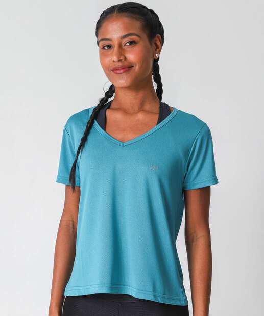 Image_Blusa Feminina Fitness Dry Fit Marisa Azul