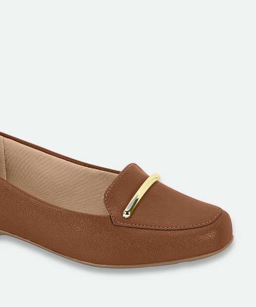 Mocassim Loafer Feminino Modare Marrom