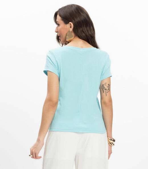 Blusa Feminina Infinita Cor Azul