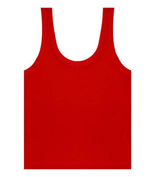 Regata Feminina Em Ribana Rovitex Vermelho