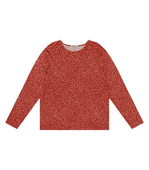 Blusa Feminina Manga Longa Plus Size Secret Glam Vermelho