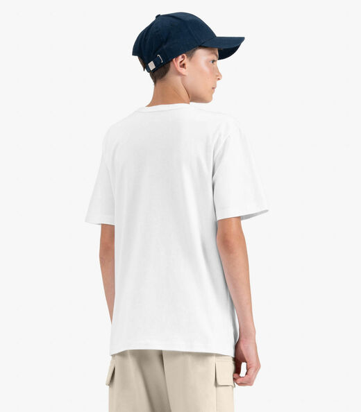 Camiseta Juvenil Masculina em Meia Malha Minty Branco