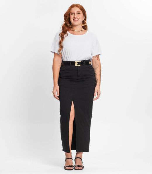 Blusa Feminina Plus Size Secret Glam Branco