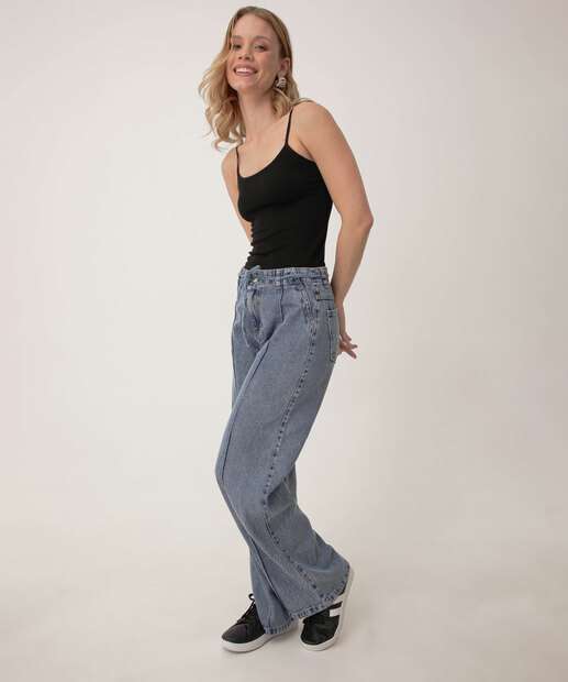Image_Calça Jeans Wide Leg Bolsos Feminina Biotipo