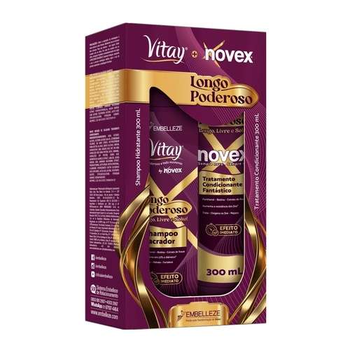 Shampoo Kit Vitay Novex Longo Poderoso 300ml