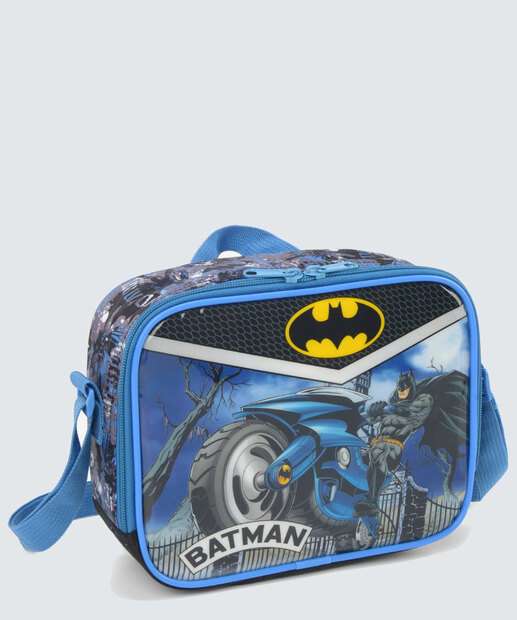 Lancheira Infantil Estampa Batman Luxcel 