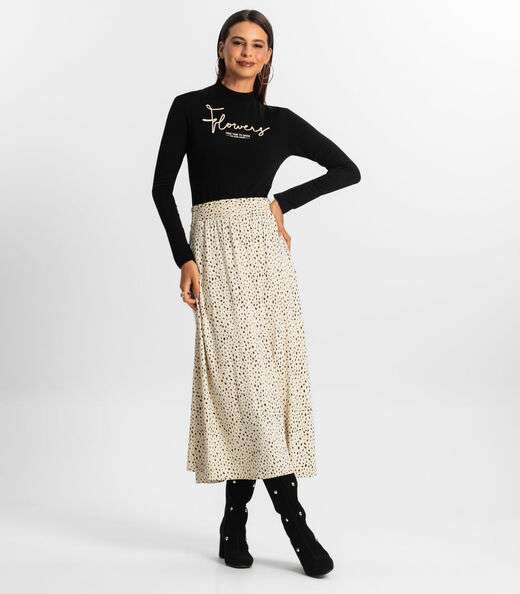 Image_Saia Midi Feminina Rovitex Bege