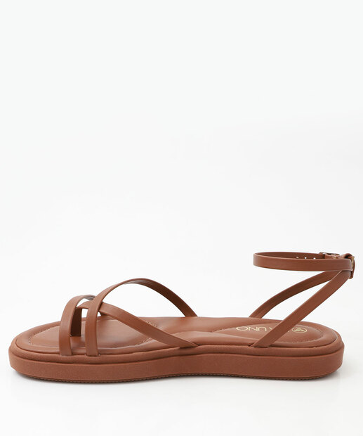 Sandália Flatform Feminina Via Uno Marrom