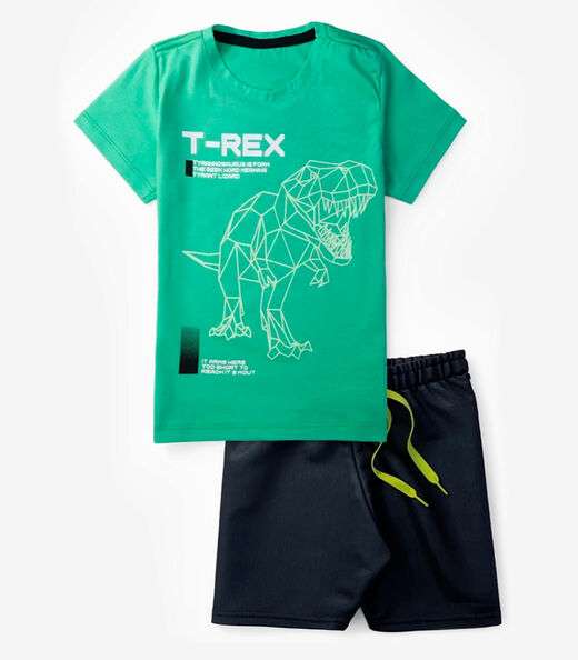 Image_Conjunto Infantil Menino Brilha No Escuro Select Verde