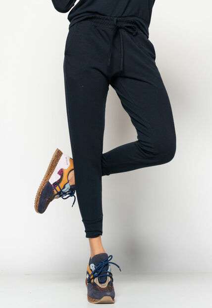 Calça  Comfy Jogger  Moletinho Preta Salvatore Fashion