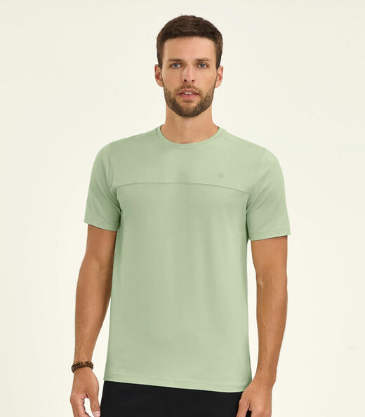 Camiseta Básica Masculina Diametro Verde
