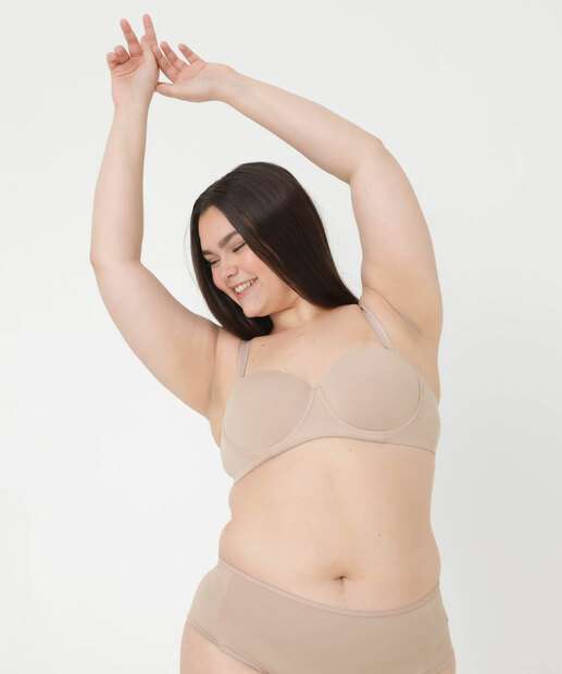 Sutiã Plus Size Com Base E Com Bojo Marisa