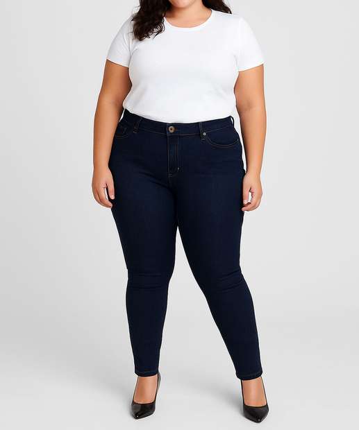 Image_Calça Plus Size Feminina Jeans Skinny 