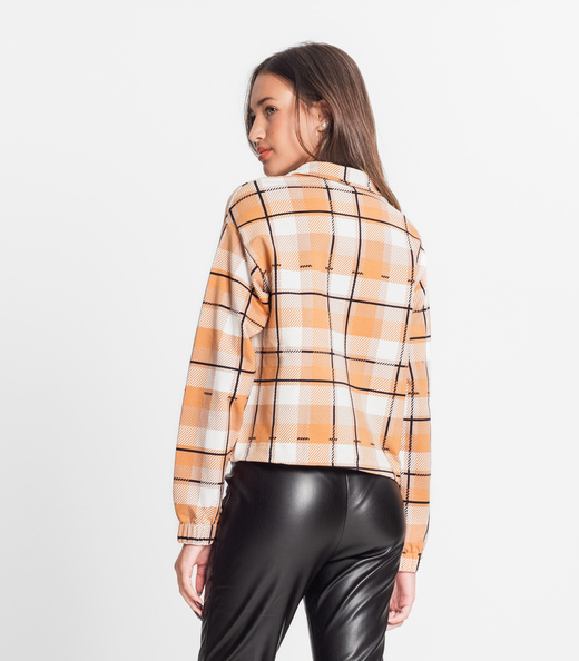 Camisa Juvenil Feminina Manga Longa Minty Rosa