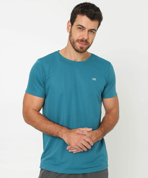 Image_Camiseta Masculina Fitness Dry Fit MR Azul