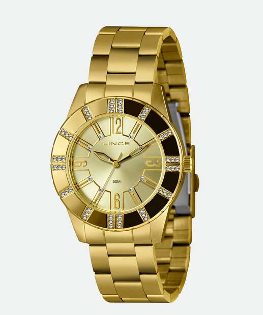 Relógio Feminino Lince Strass LRG4732L40