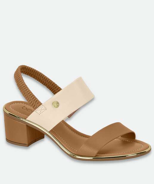 Image_Sandália Feminina Salto Grosso Beira Rio Marrom 