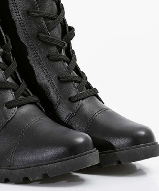 Coturno Feminino Salto Grosso Tratorado Via Uno 