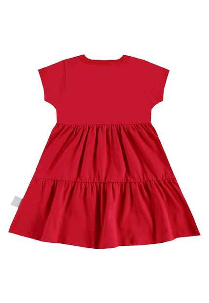 Vestido Infantil em Algodão Bee Loop