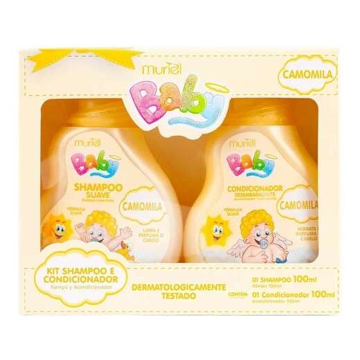 Image_Kit Shampoo Condicionador Suave Muriel Baby Camomila 100ml