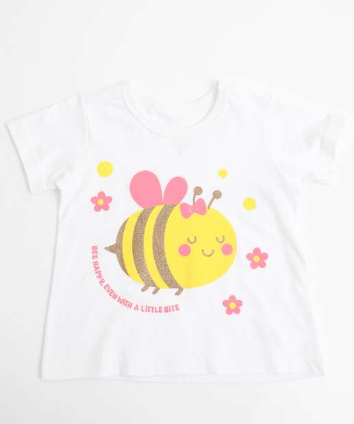 Image_Camiseta Infantil Abelha Marisa Tam 1 a 3 Off White