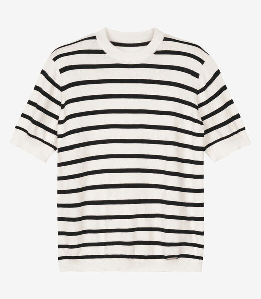 Image_Blusa Feminina Manga Curta Tricot Endless Bege